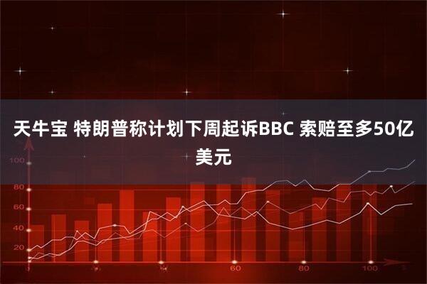 天牛宝 特朗普称计划下周起诉BBC 索赔至多50亿美元